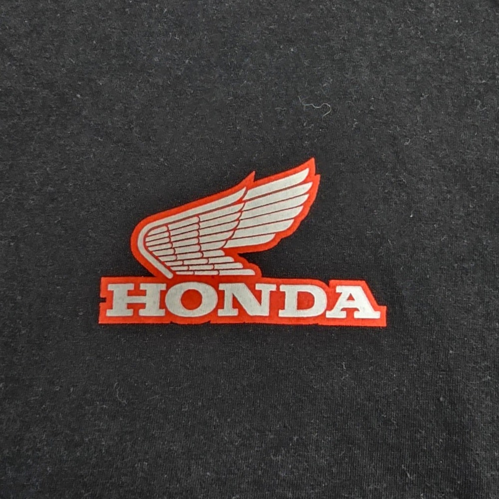 Honda Racing Team T Shirt Mens Medium Black Cotton JT Racing USA HRC Graphic Tee - Picture 6 of 7
